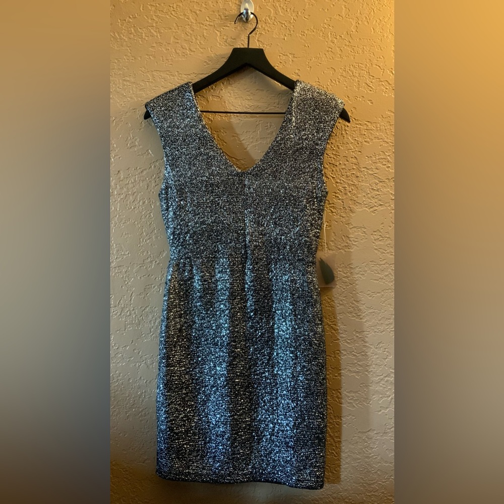 Women’s Black And Silver Forever 21 Contemporary Sparkly Mini Dress Sz: XS. NWT